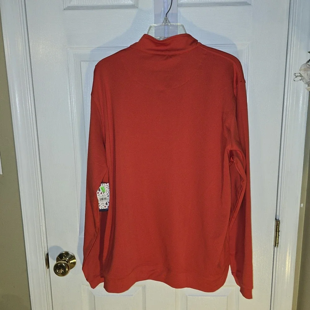 Old Row Mens‎ Tailgate Quarter-Zip Pullover Size XL Red NWT